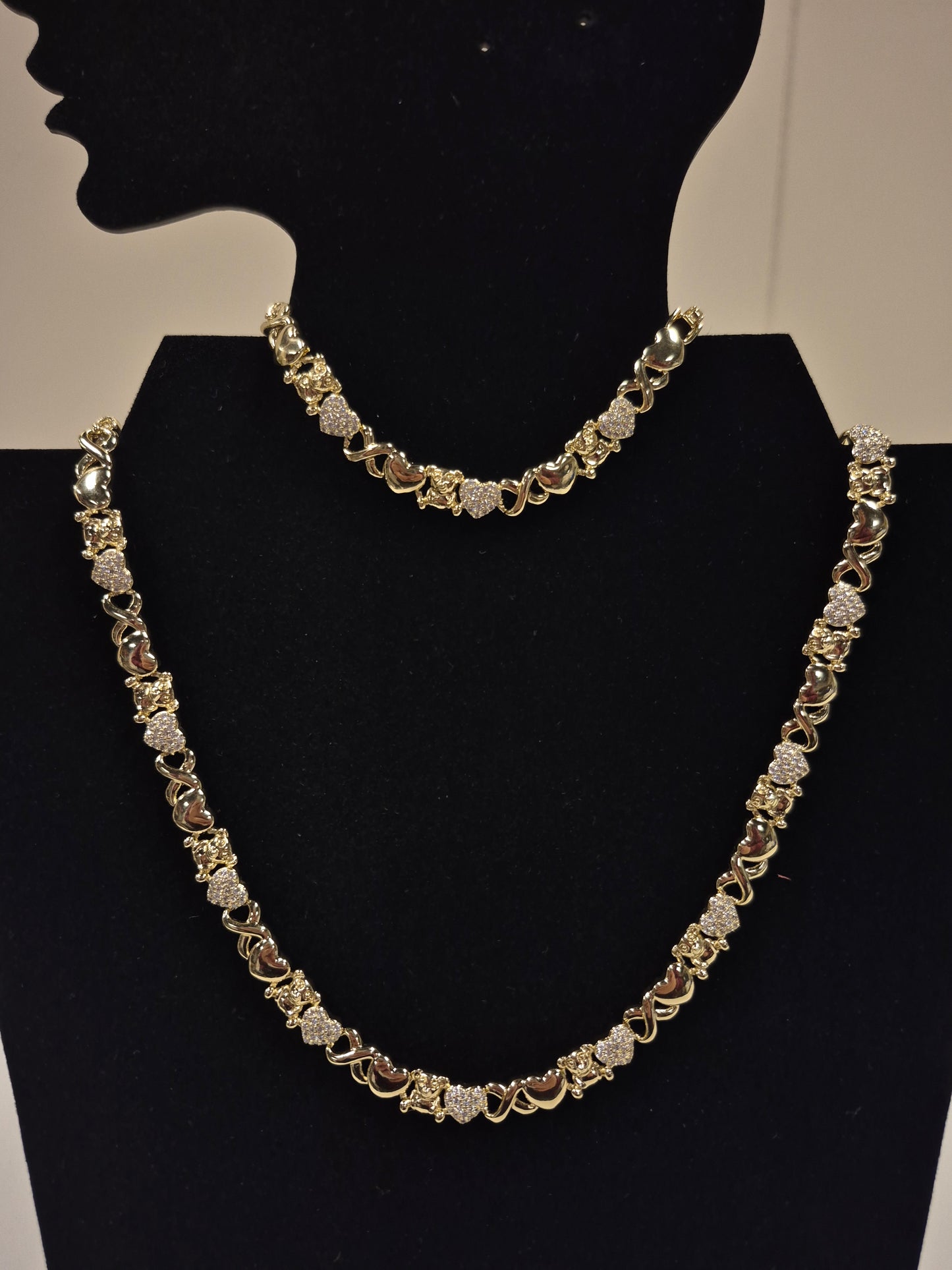 Heart and Bear Chain set