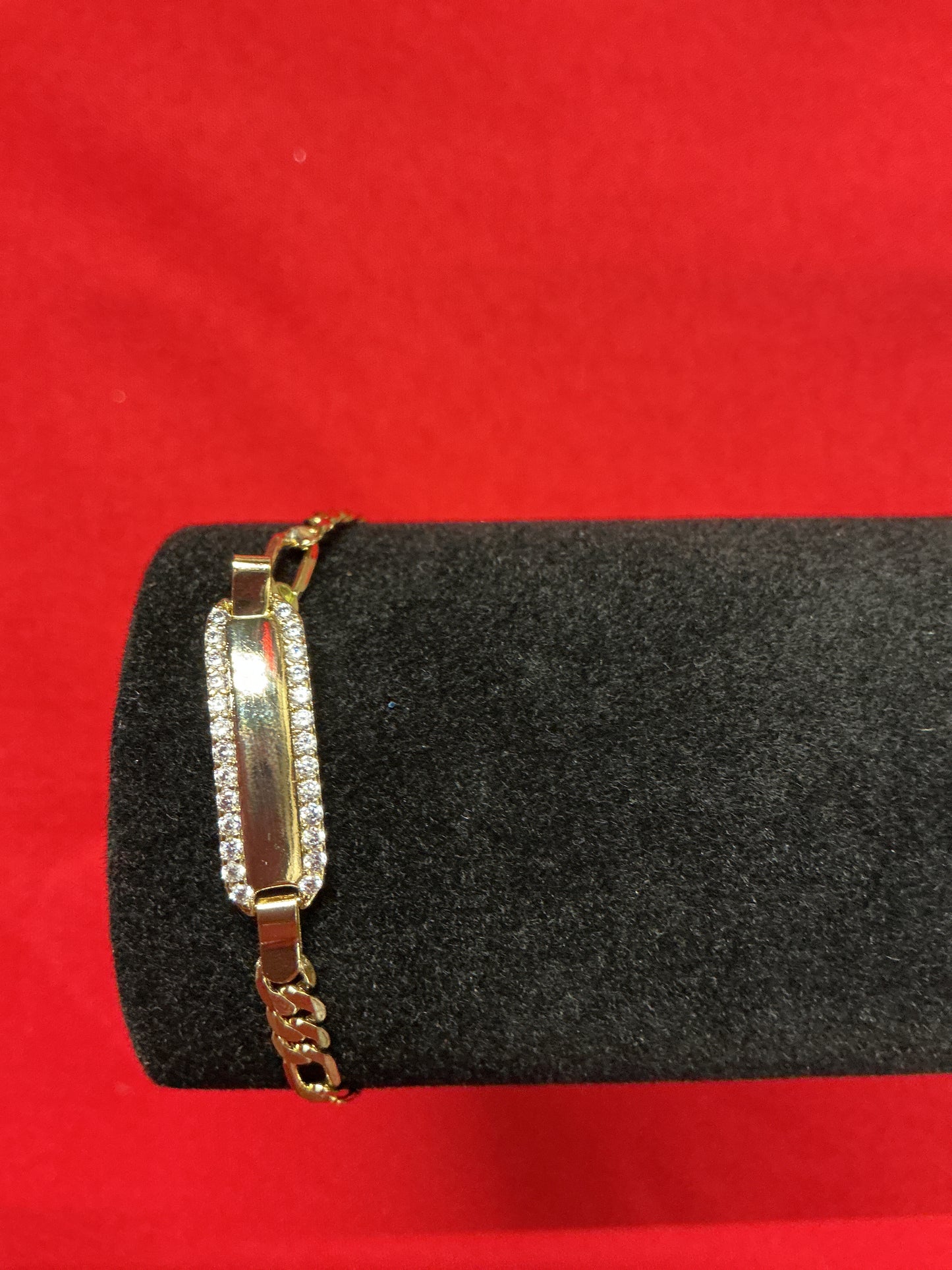 Youth bracelet with jewel plaque1010