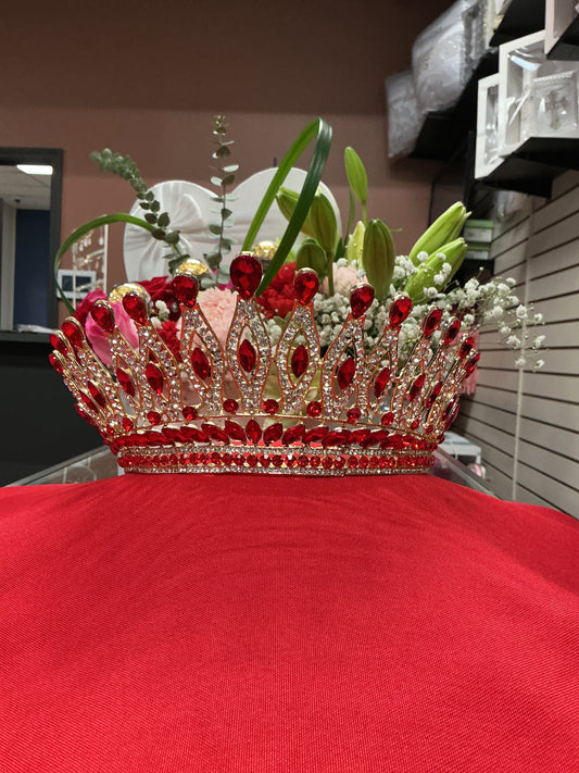 Red jewels and gold 1002