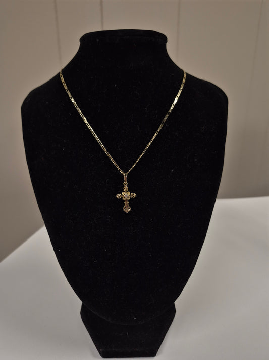 Solitaire Lace Cross