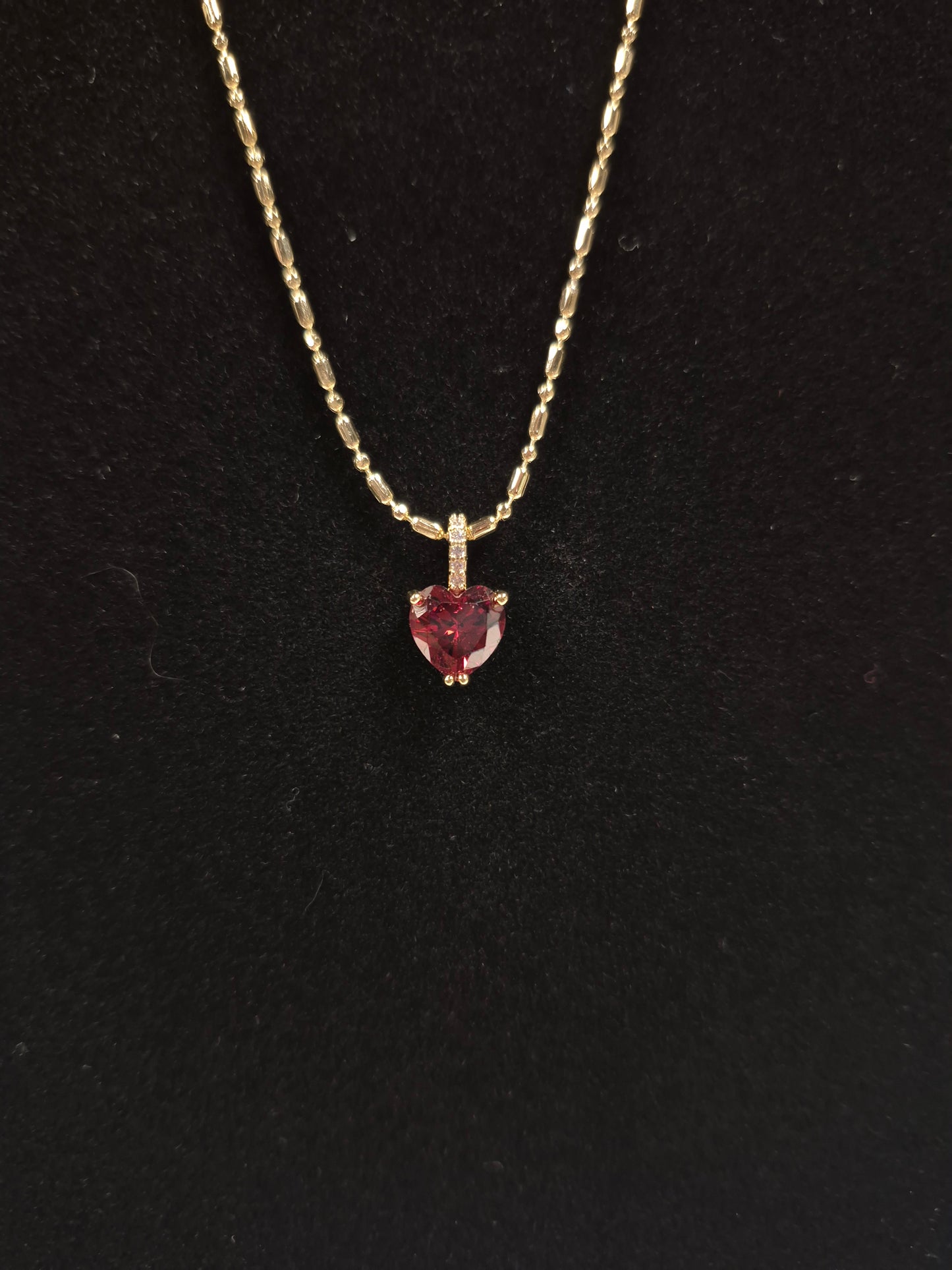 Ruby Heart Pendant