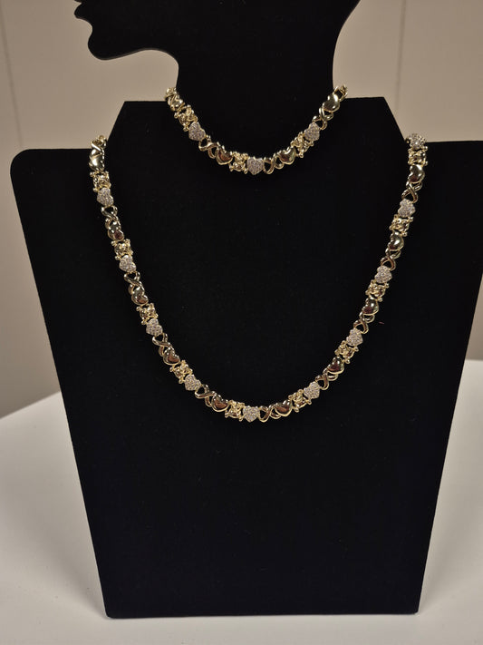 Heart and Bear Chain set